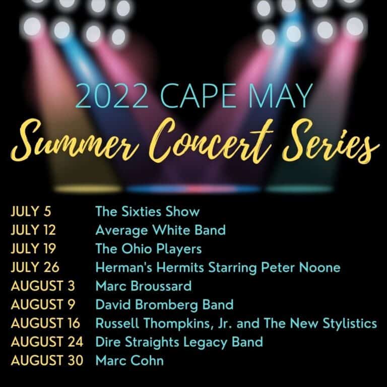 2022 Cape May Summer Concert Series Wildwood Video Archive