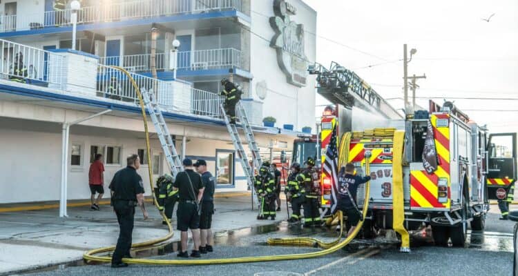 Fire In Wildwood Crest Motel Quickly Extinguished
