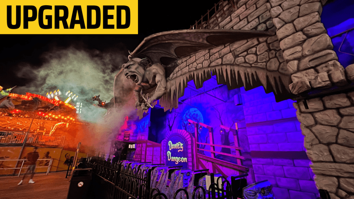 NEW - Morey's Pier Dante's Dungeon Refurbishment 2022 - Wildwood Video