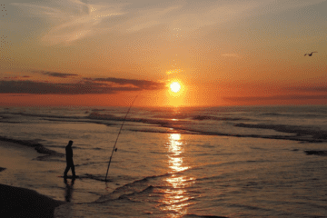 North Wildwood Sunrise Via Drone