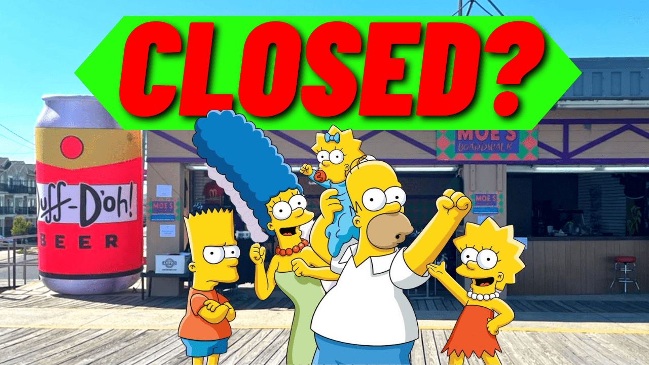 Simpsons Moe’s Tavern No More on the Wildwood Boardwalk?