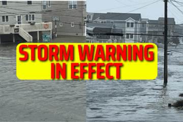 STORM WARNING IN EFFECT for Cape May County