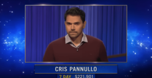 Ocean City's Cris Pannullo Wins His 8th Night On Jeopardy!