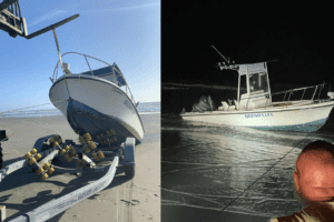 All Rescued In Wildwood Crest Beached Boat Accident