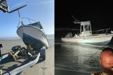 All Rescued In Wildwood Crest Beached Boat Accident