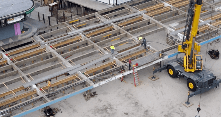 Wildwood Boardwalk Reconstruction Drone Tour - Nov 2022