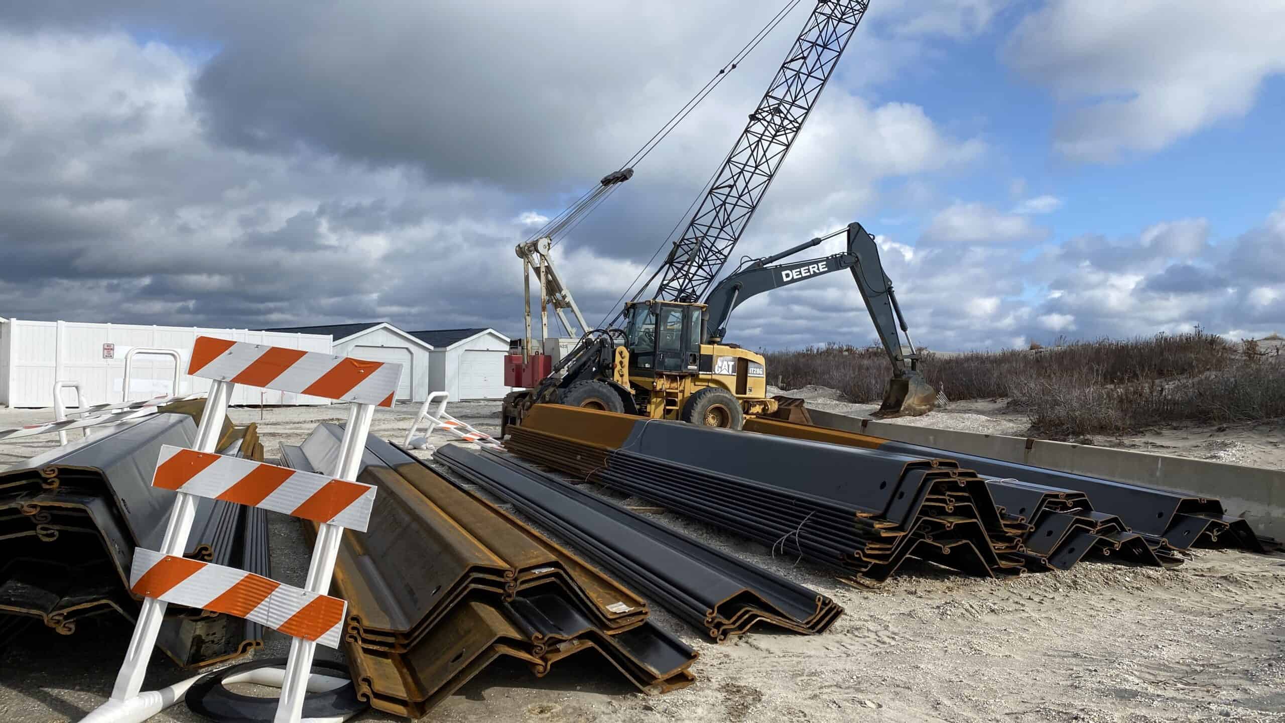 North Wildwood's Stalled Bulkhead - Wildwood Video Archive