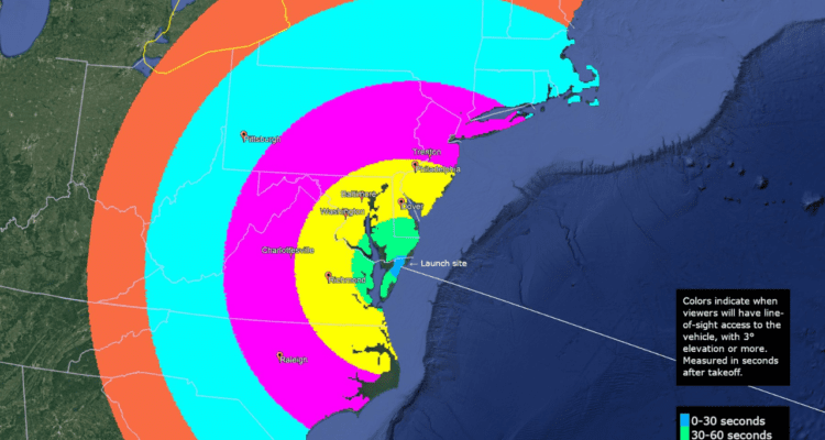 Watch A Rocket Launch From Cape May