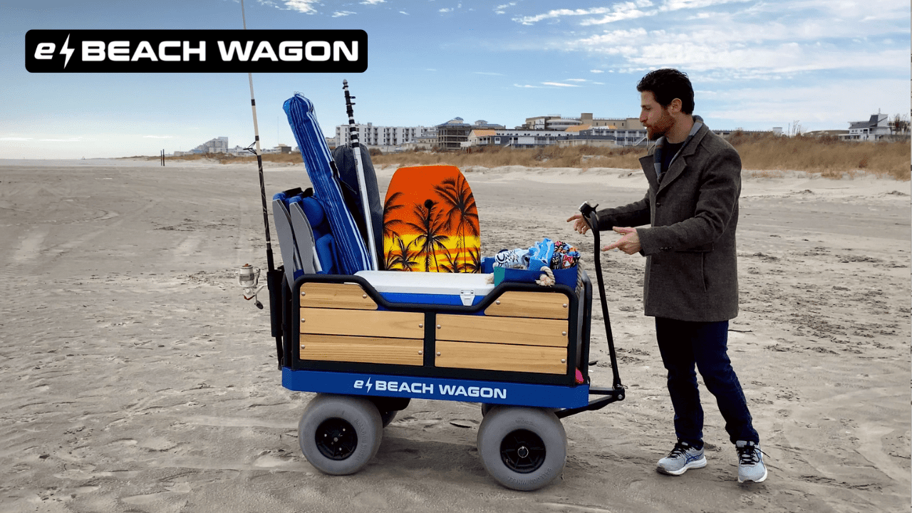 The Mother of All Beach Carts, e-Beach Wagon