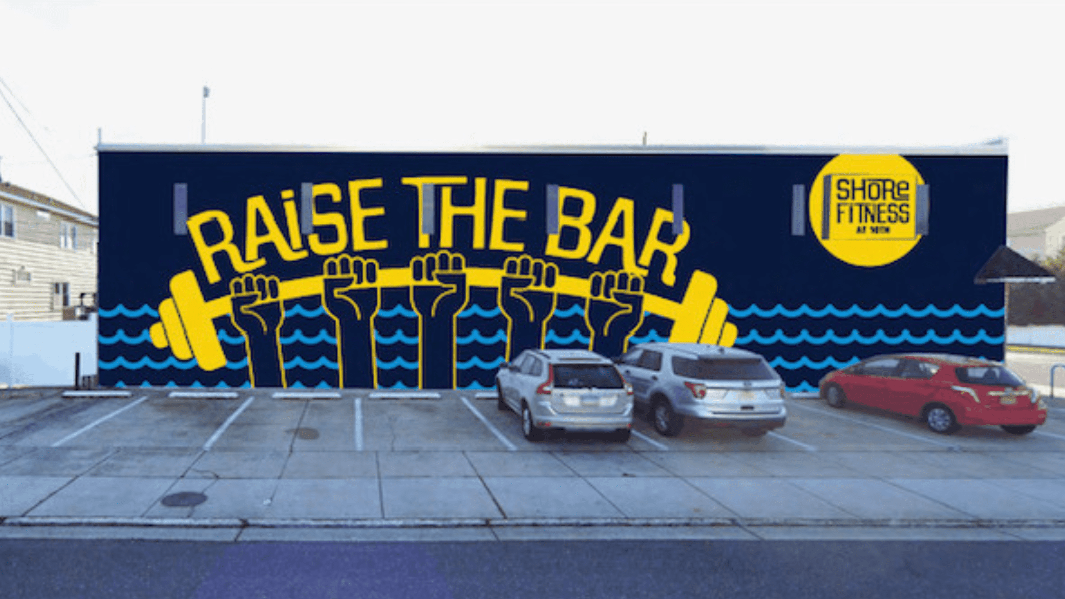 Jersey Shore Fitness Gym Unveils New Mural