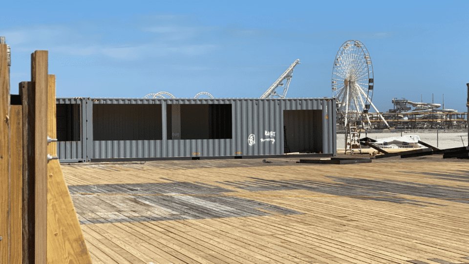 Morey’s Adventure Pier Construction Update - Wildwood Video Archive