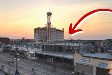 Ocean City's Castaway Cove New Coaster - Construction Update