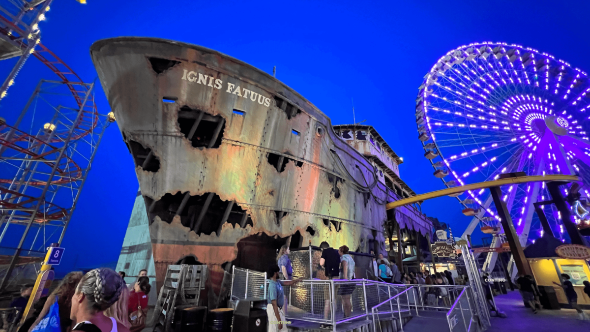 First Look Morey’s Piers Ghost Ship Is OPEN!!! Wildwood Video Archive