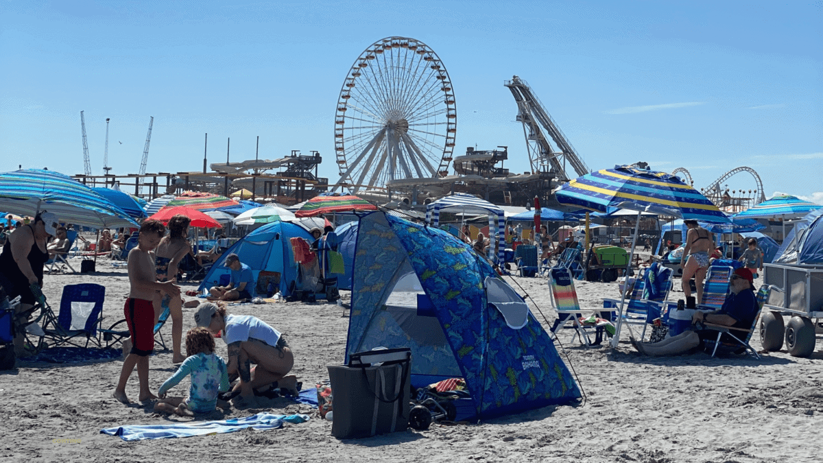 Could Tents Be Banned on the North Wildwood Beach - Wildwood Video Archive