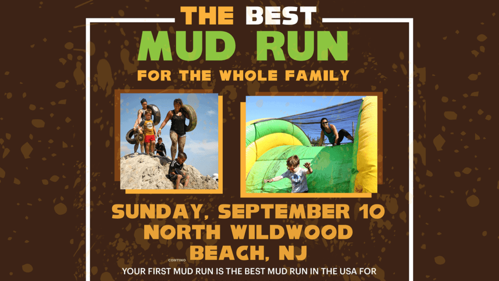 6th Annual Wildwood NJ Mud Run Details 2023 Wildwood Video Archive