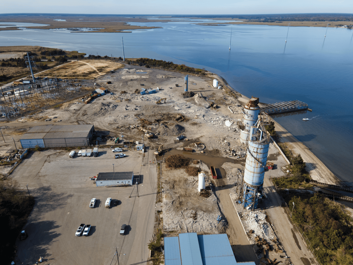 Beesleys Point Implosion Aftermath Drone Wildwood Video Archive