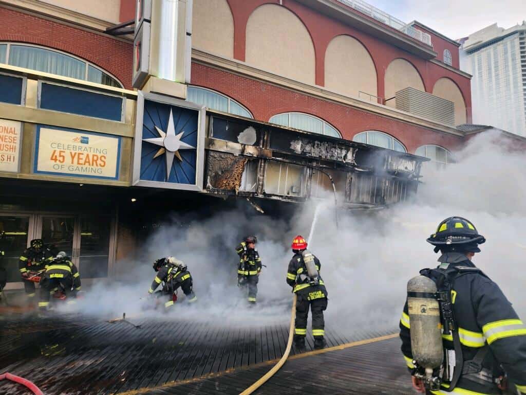 Blaze Strikes Atlantic City Boardwalk