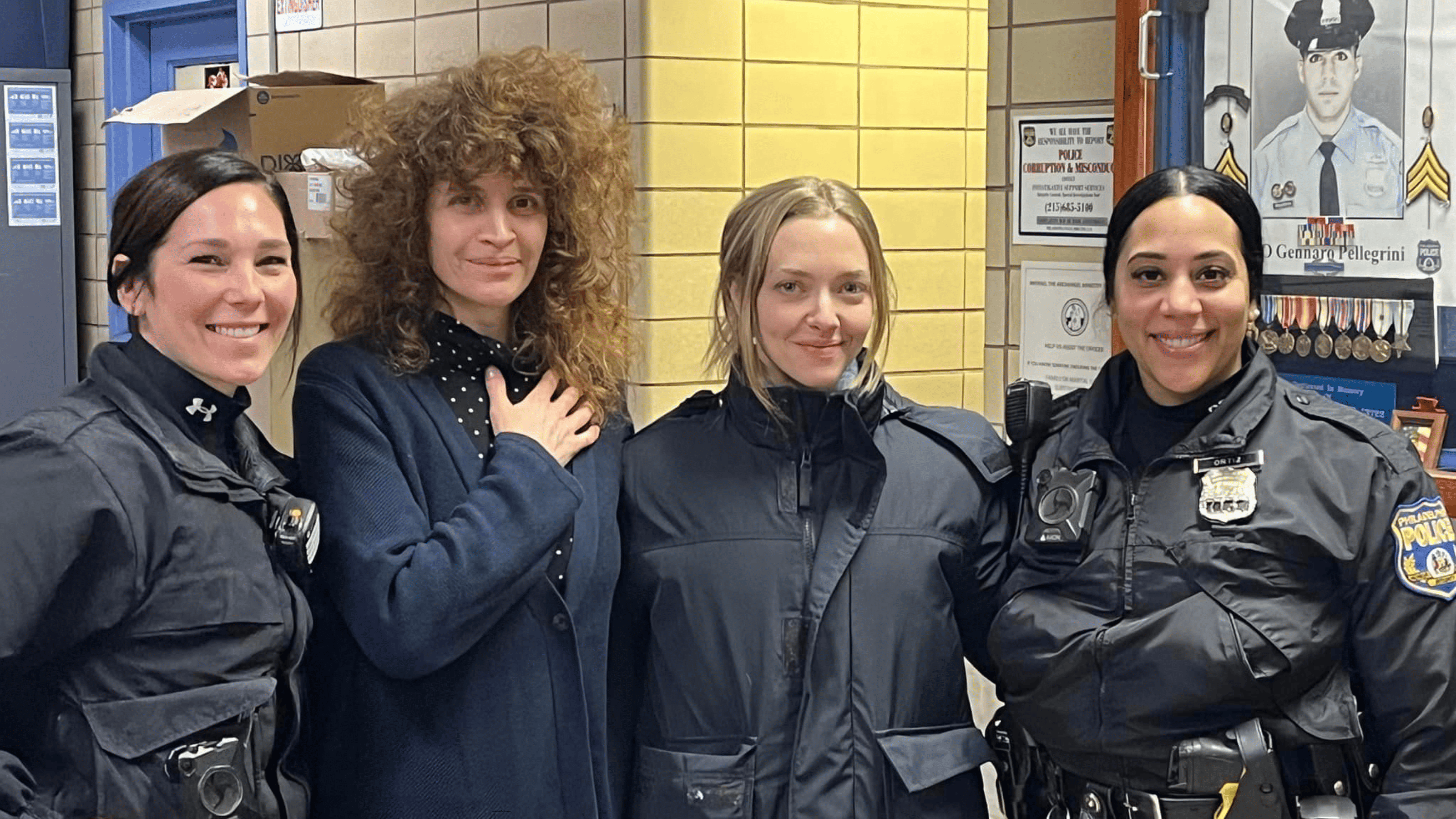 Amanda Seyfried Does Ride-Along With Philly Police