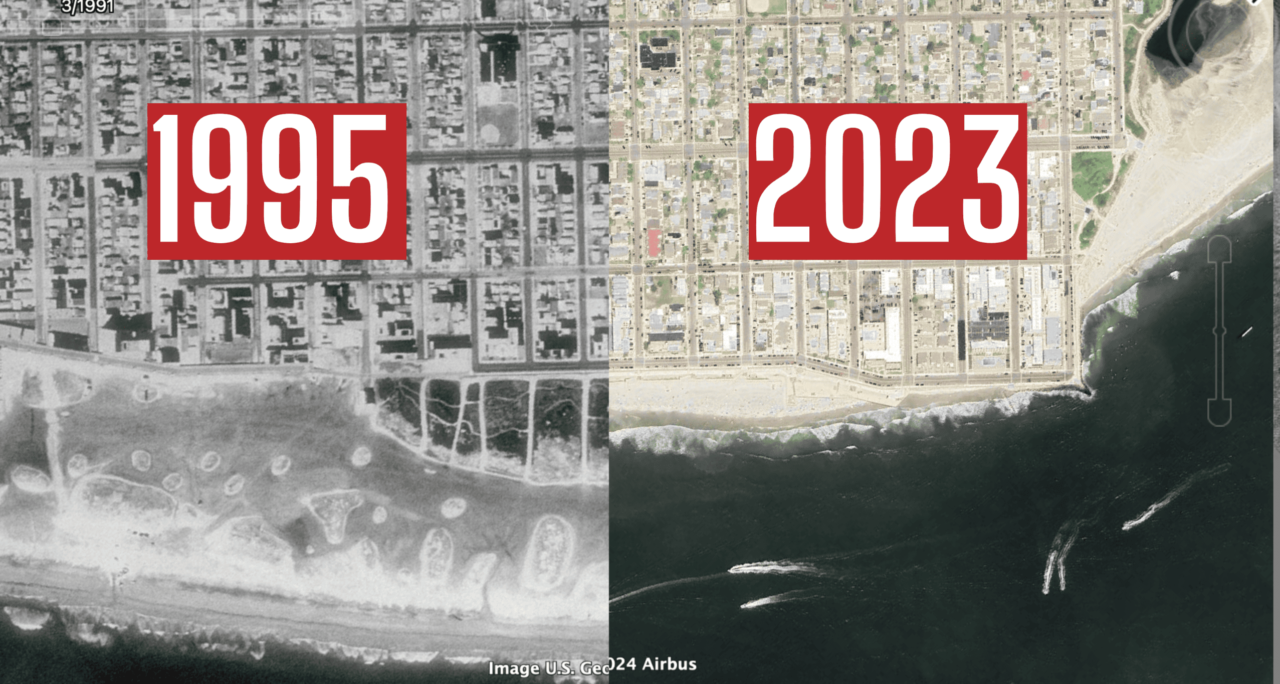 North Wildwood Beaches 1995 to 2023