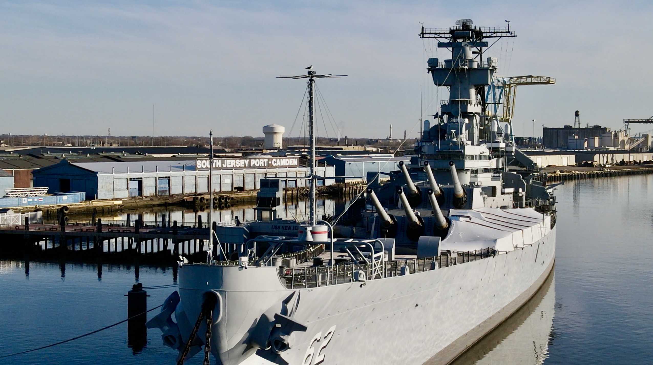 Battleship New Jersey Prepares For Dry-Docking