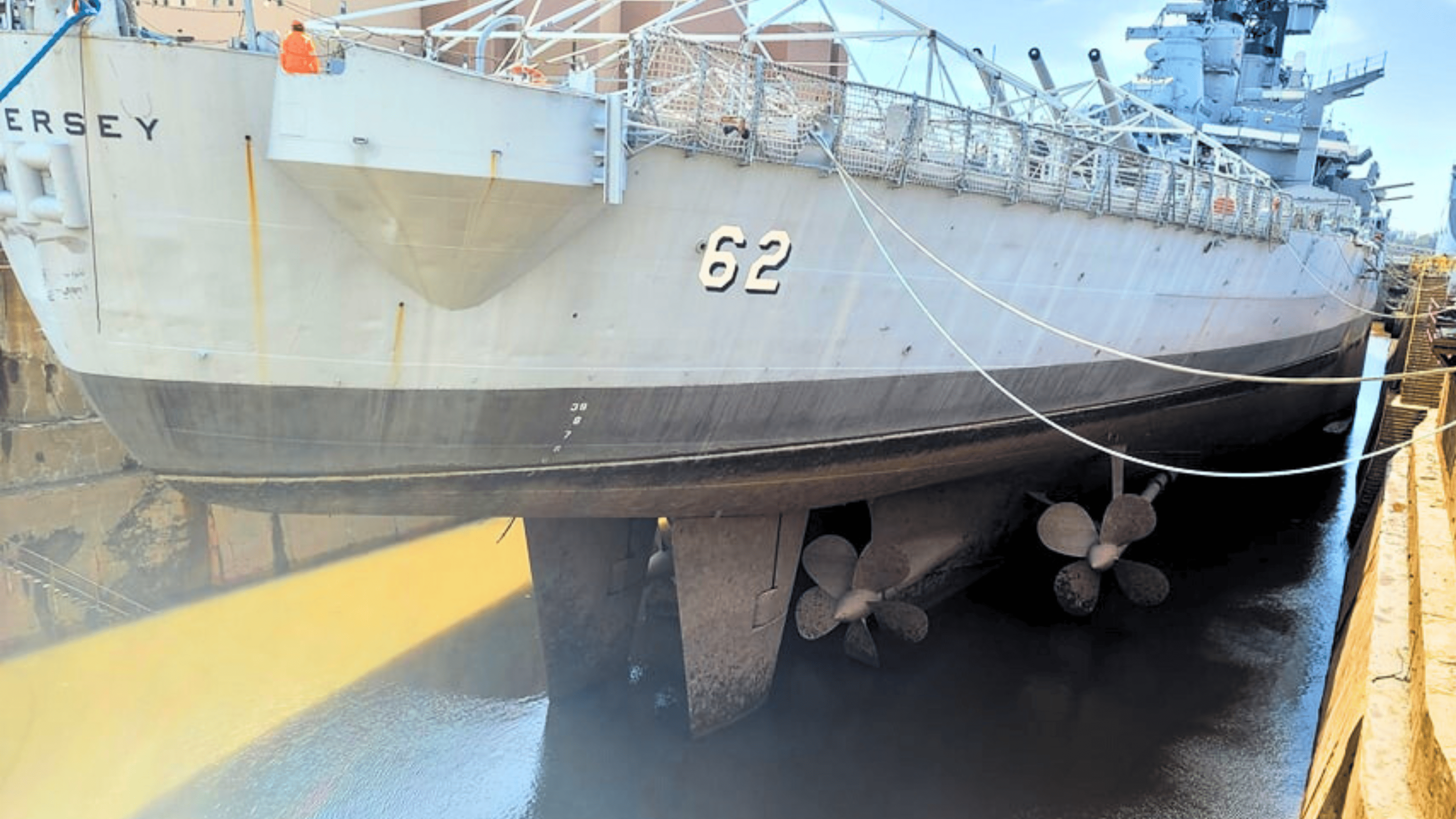 Battleship New Jersey Dry Dock Tours Are Available!