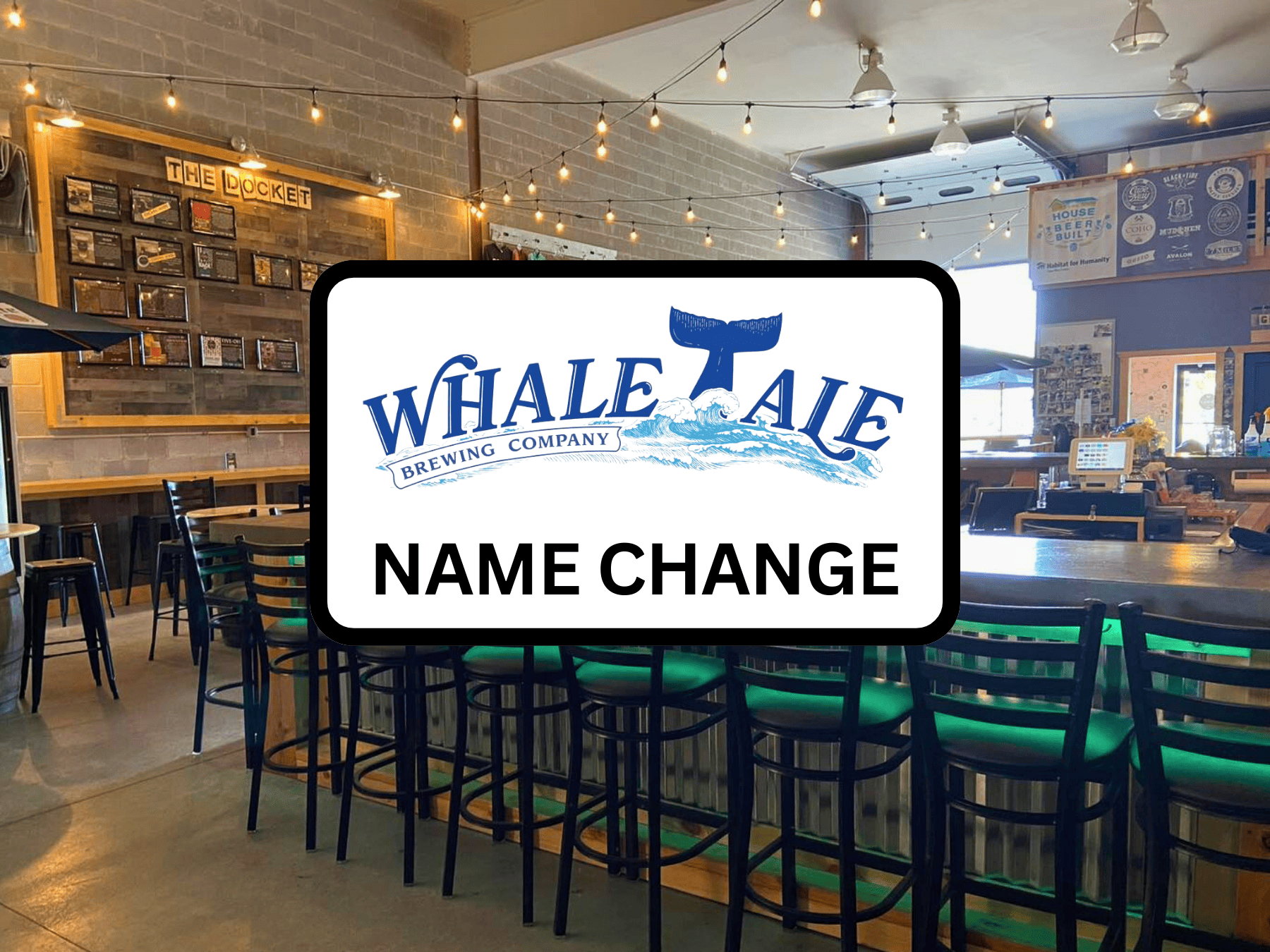 COHO Brewing Co. changes Name to Whale Tale Brewing Co.