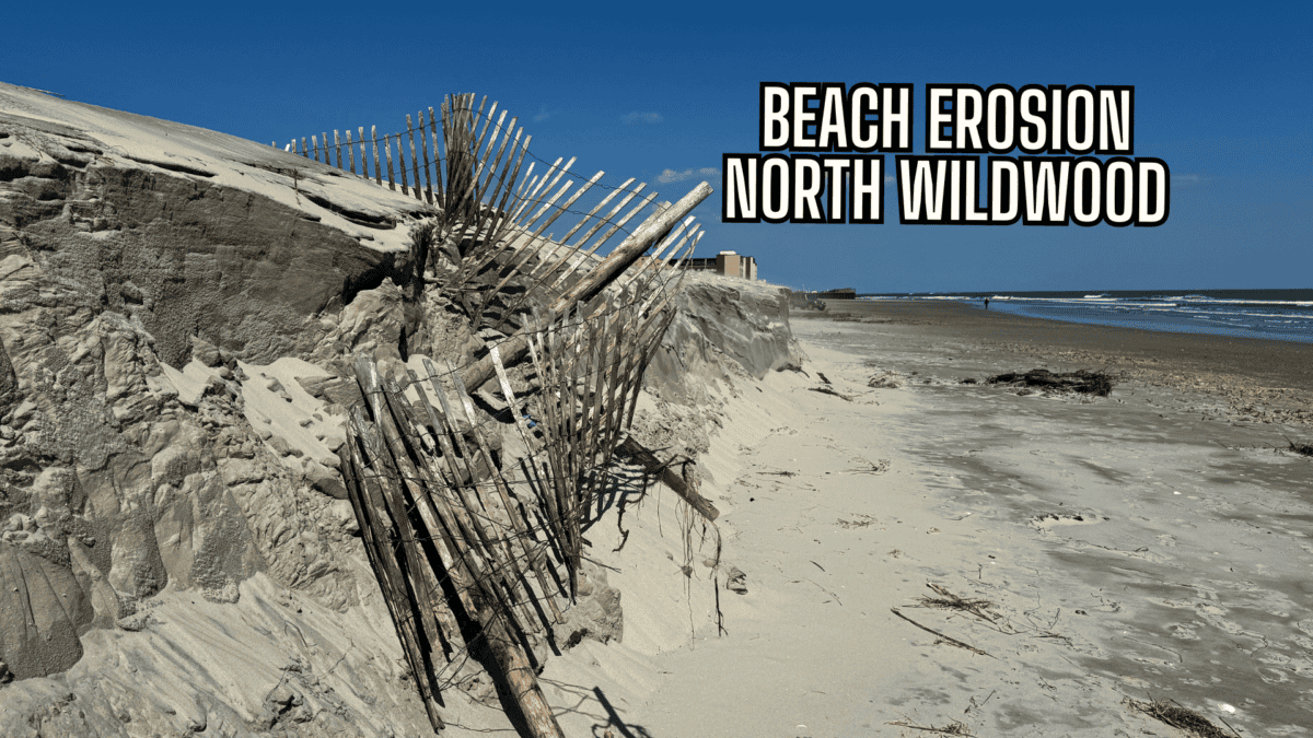 North Wildwood Beach Erosion 2024 Gotten WORSE? Wildwood Video Archive