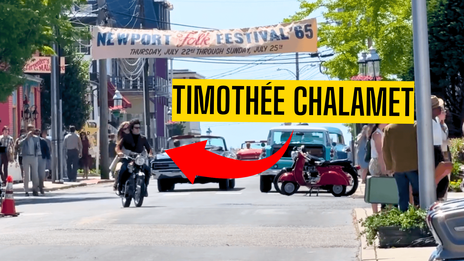 Inside Look: Timothée Chalamet's Cape May Movie Set Tour