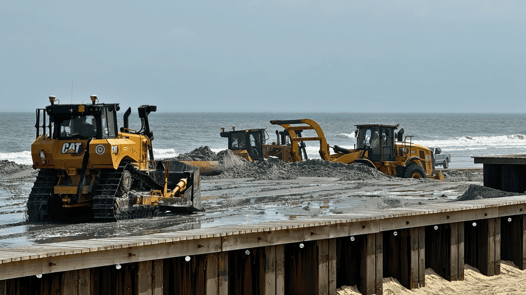 North Wildwood Beach Replenishment 2024 - Wildwood Video Archive