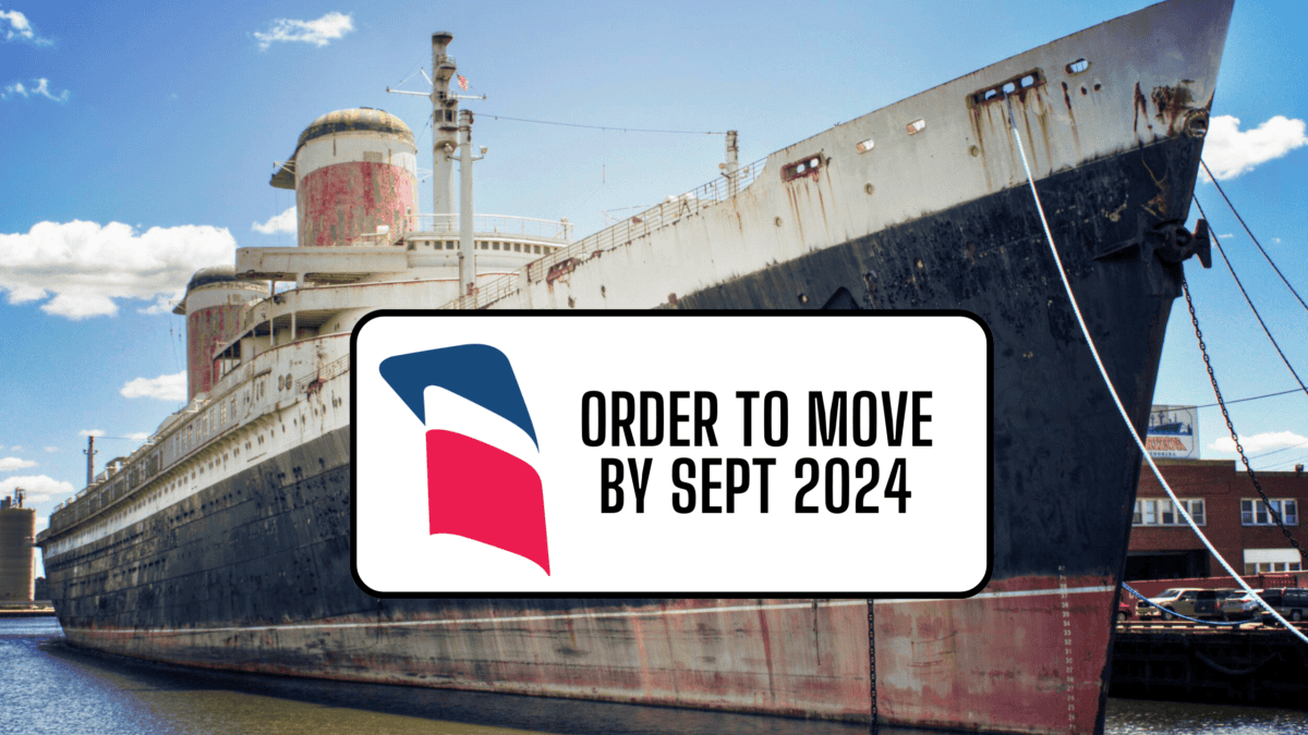 SS United States Ordered To Move by September 2024 - Wildwood Video Archive