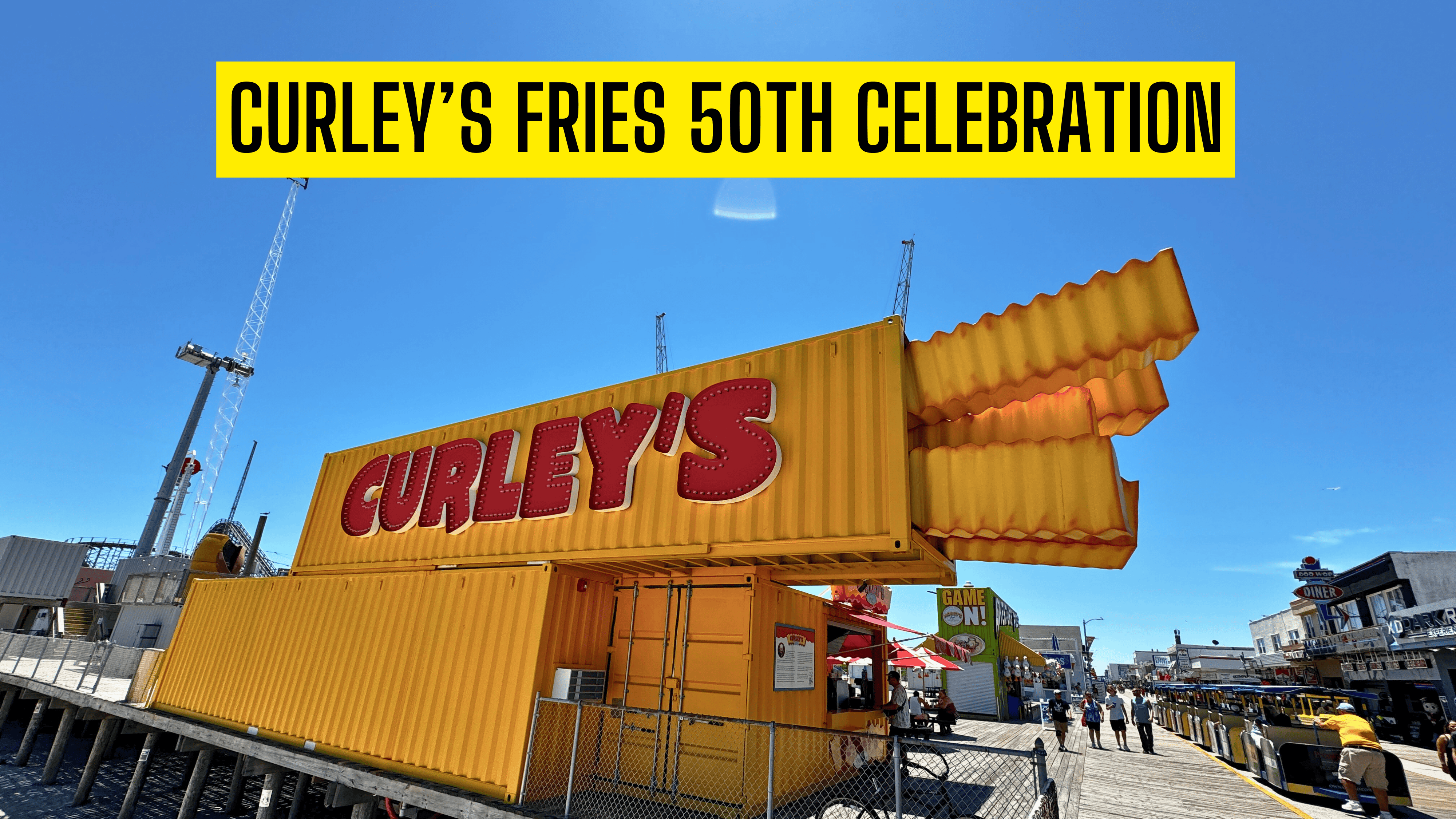 Curley’s Fries 50th Anniversary Celebration at Morey’s Piers!
