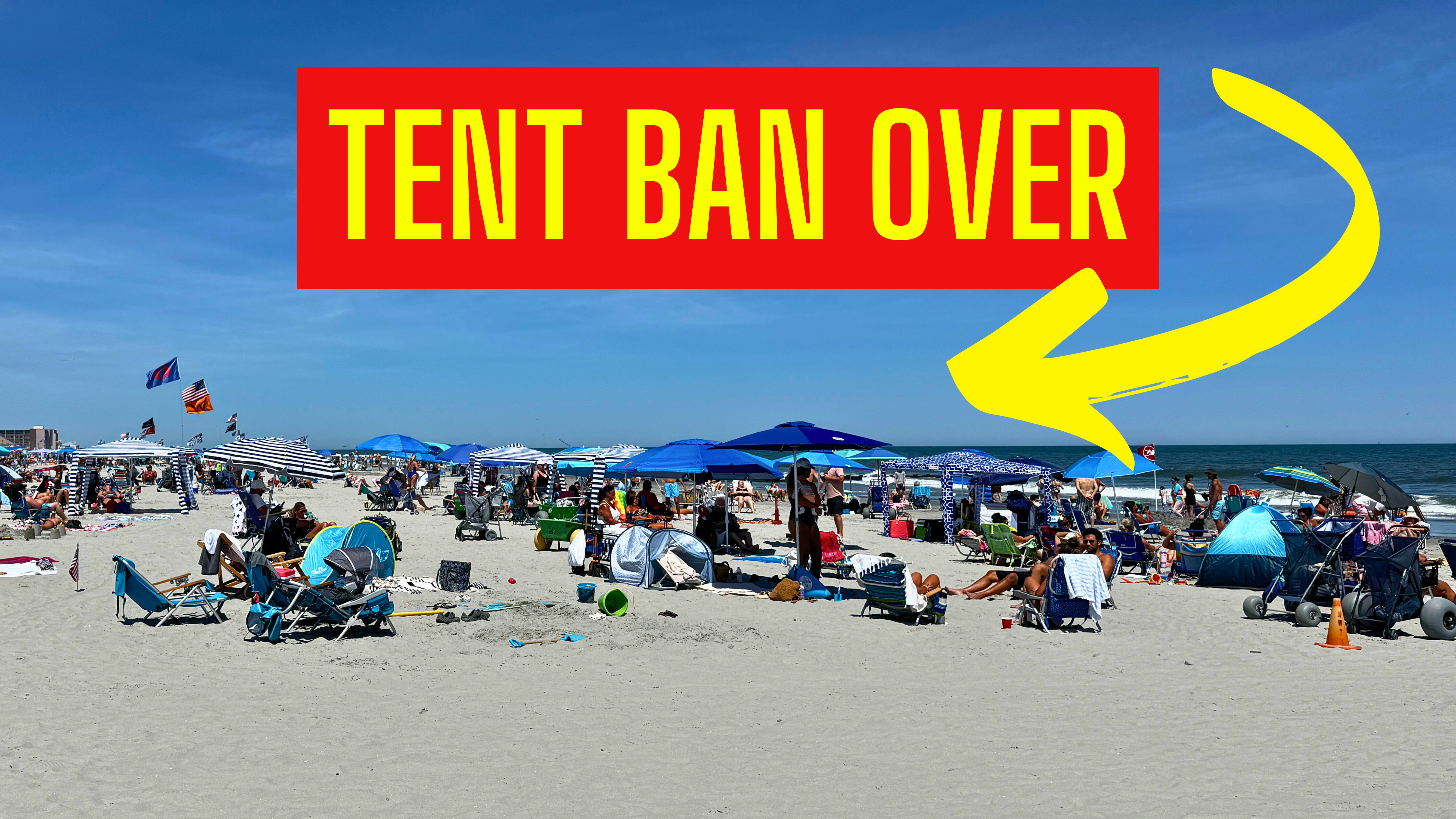 North Wildwood Beach Tent Ban is OVER!