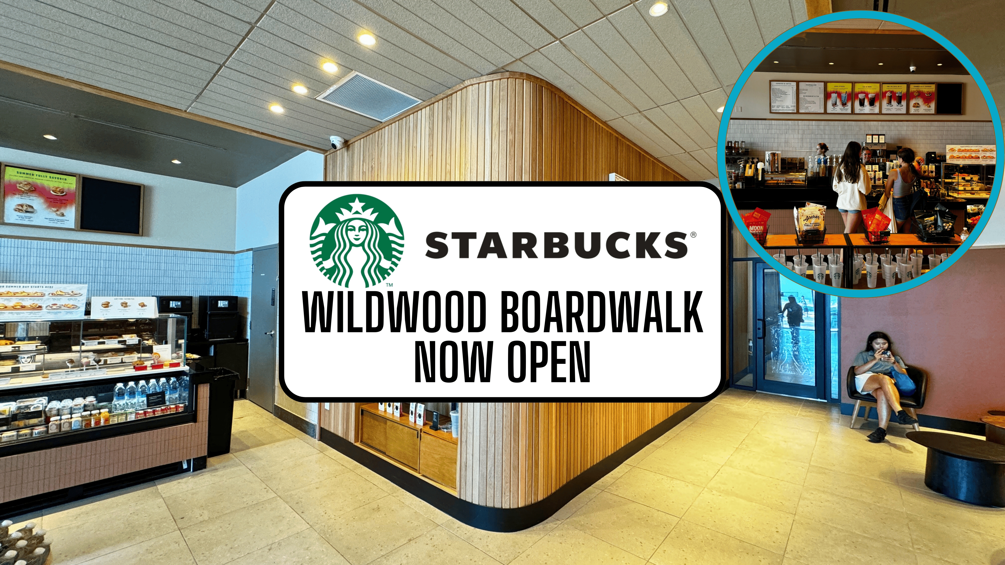 Inside The New Wildwood Boardwalk Starbucks