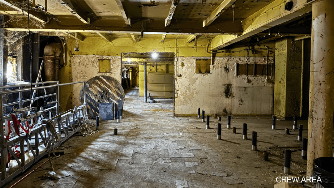 Exploring Inside the SS United States - 4K Video - Wildwood Video Archive