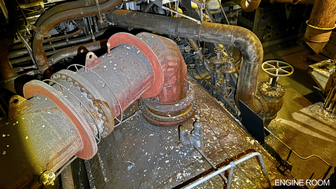 Exploring Inside the SS United States - 4K Video - Wildwood Video Archive