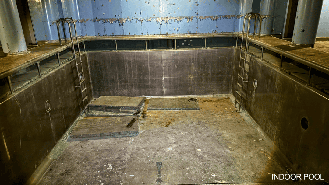 Exploring Inside the SS United States - 4K Video - Wildwood Video Archive