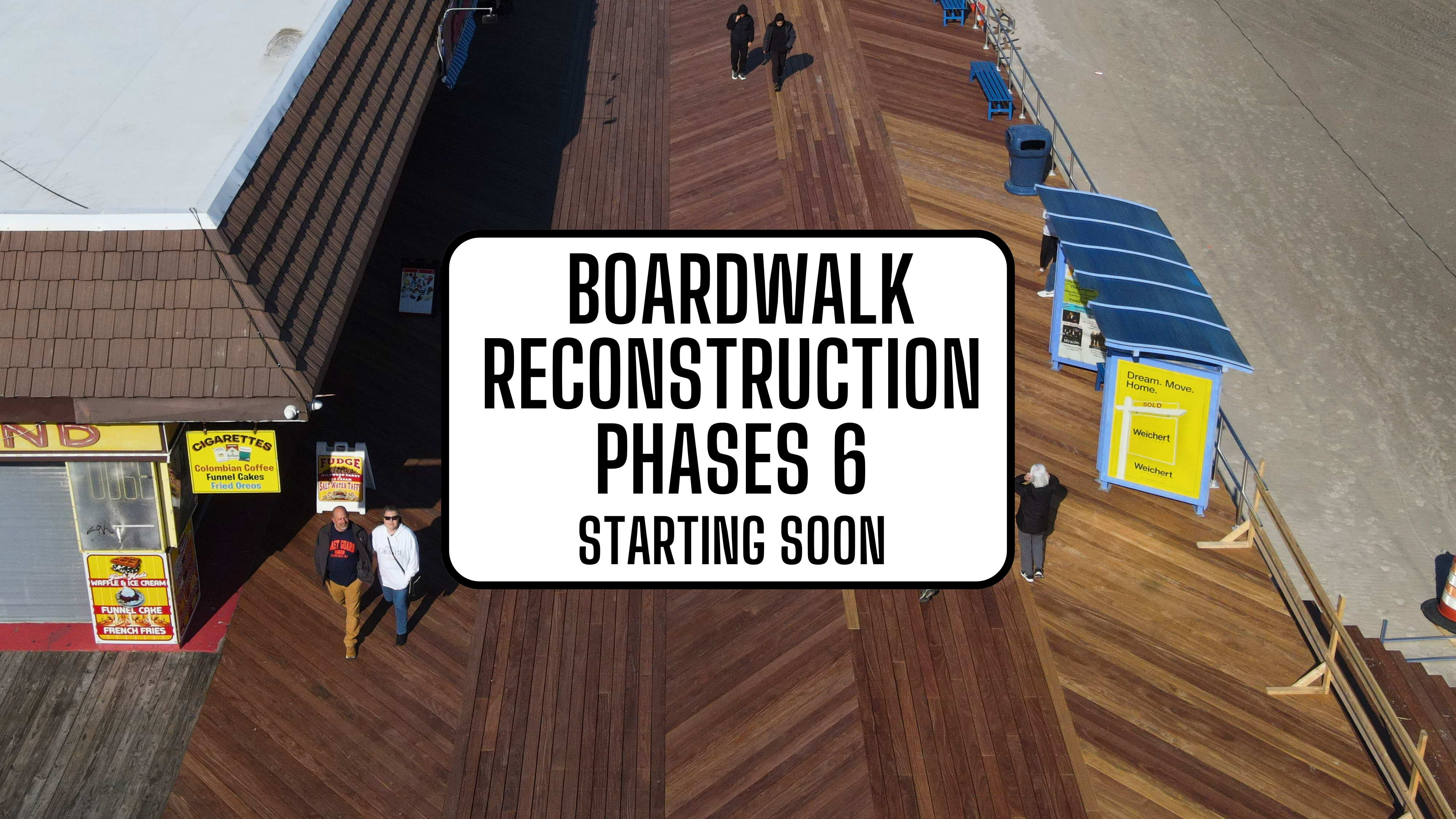 Phase 6 of Wildwood Boardwalk Reconstruction Set to Begin Soon