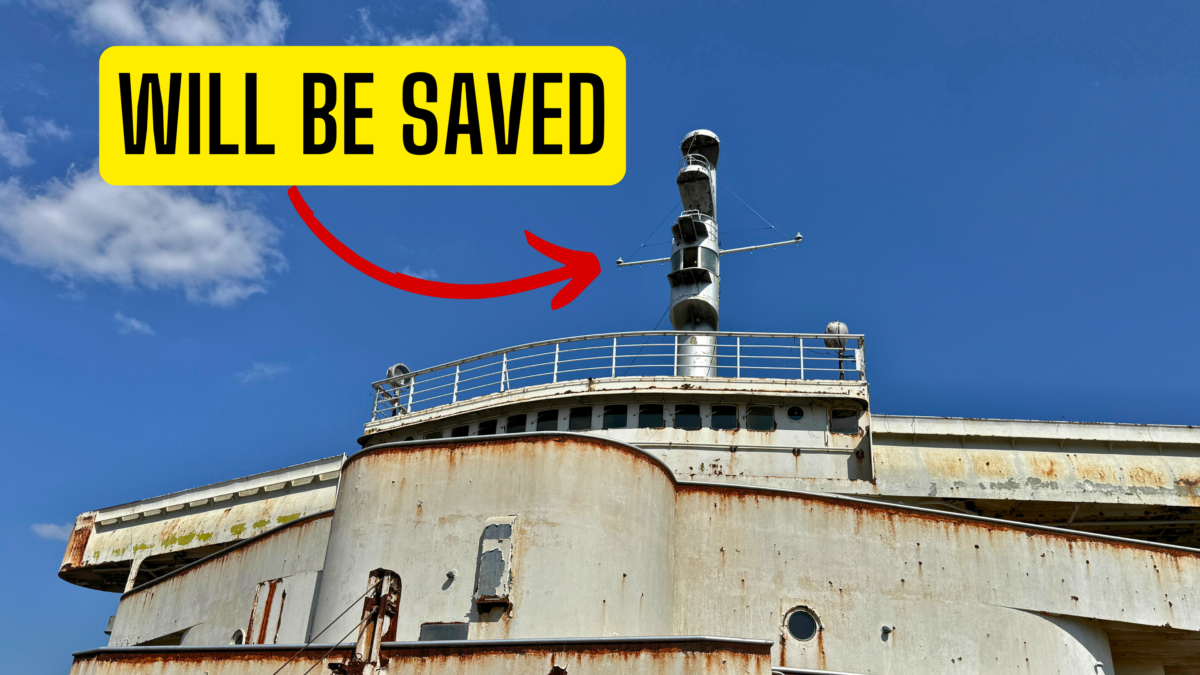 Here’s What’s Being Saved from the SS United States - Wildwood Video ...