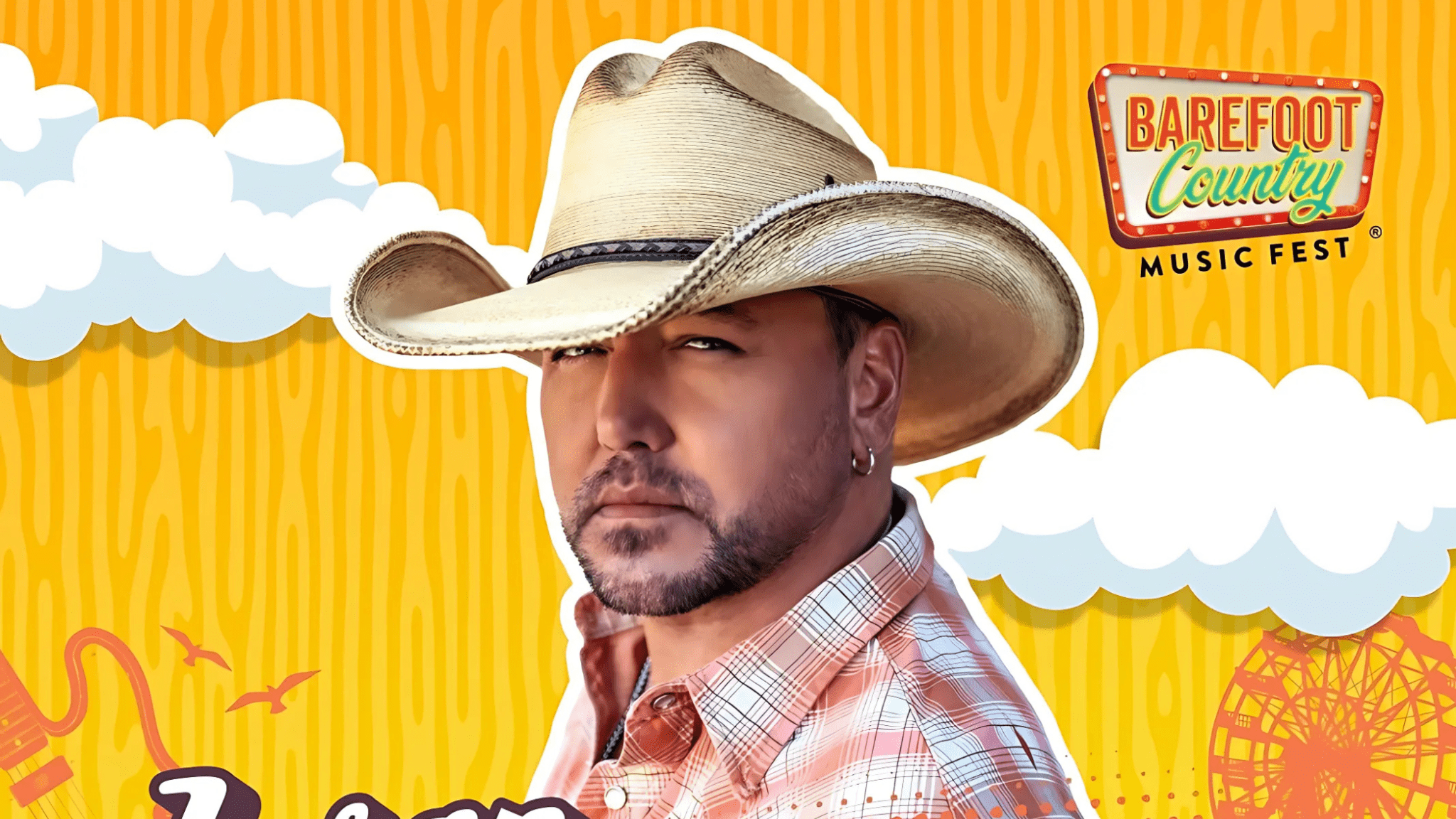 Jason Aldean Announced as Second Headliner for Barefoot Country Music