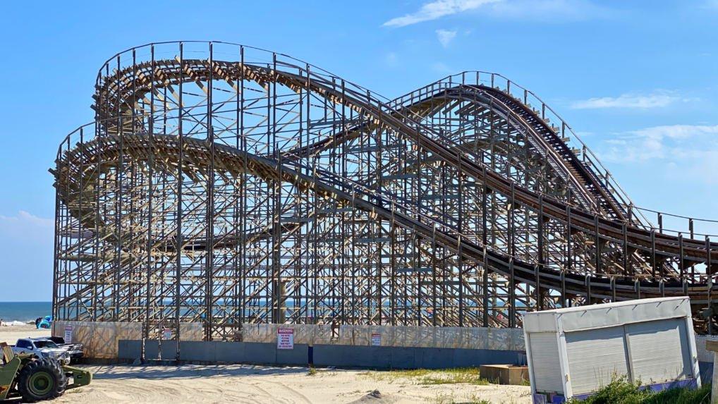 Morey's Piers Great White Roller Coaster Gets Major Upgrade - Wildwood