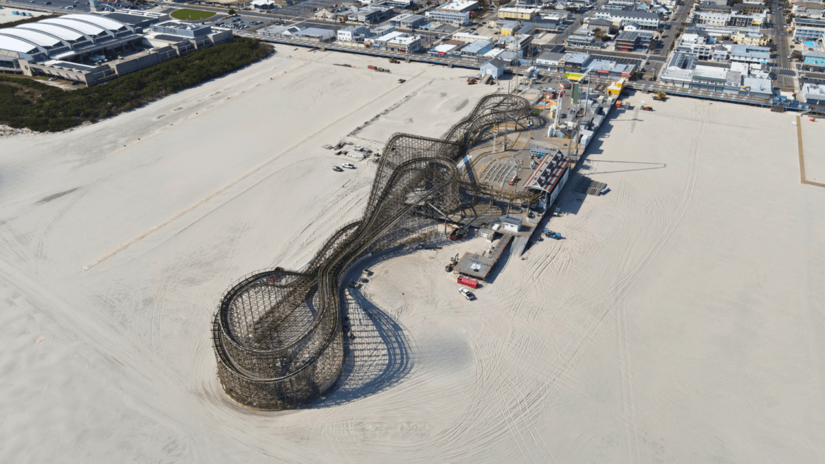 Morey's Piers Great White Roller Coaster Gets Major Upgrade - Wildwood