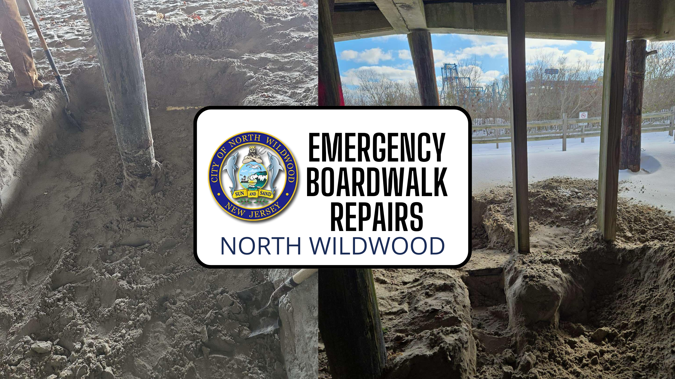 North Wildwood Makes Emergency Boardwalk Repairs