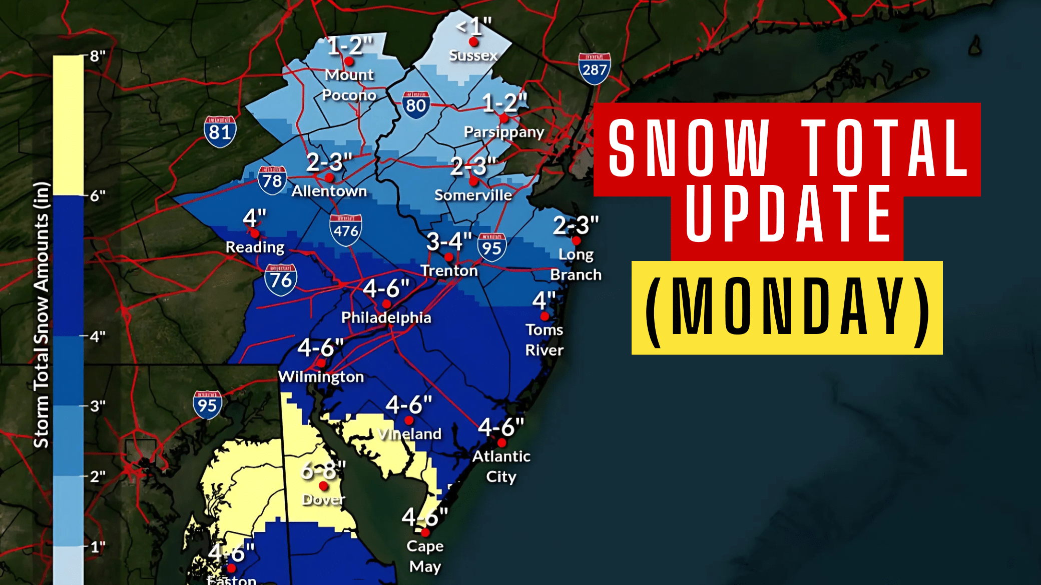 What To Expect on Monday’s Snow Storm - Friday Night Update