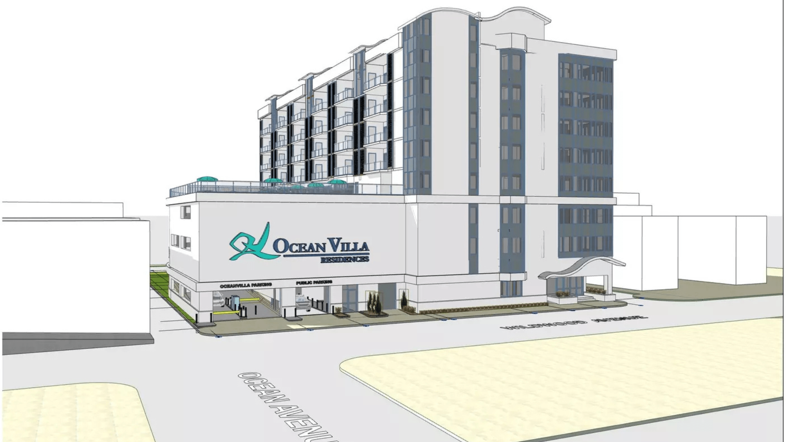 12-Story Residential Building in Wildwood Seeks State Approval - Ocean Villa