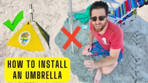 How to Install a Beach Umbrella So It Doesn't Fly Away!
