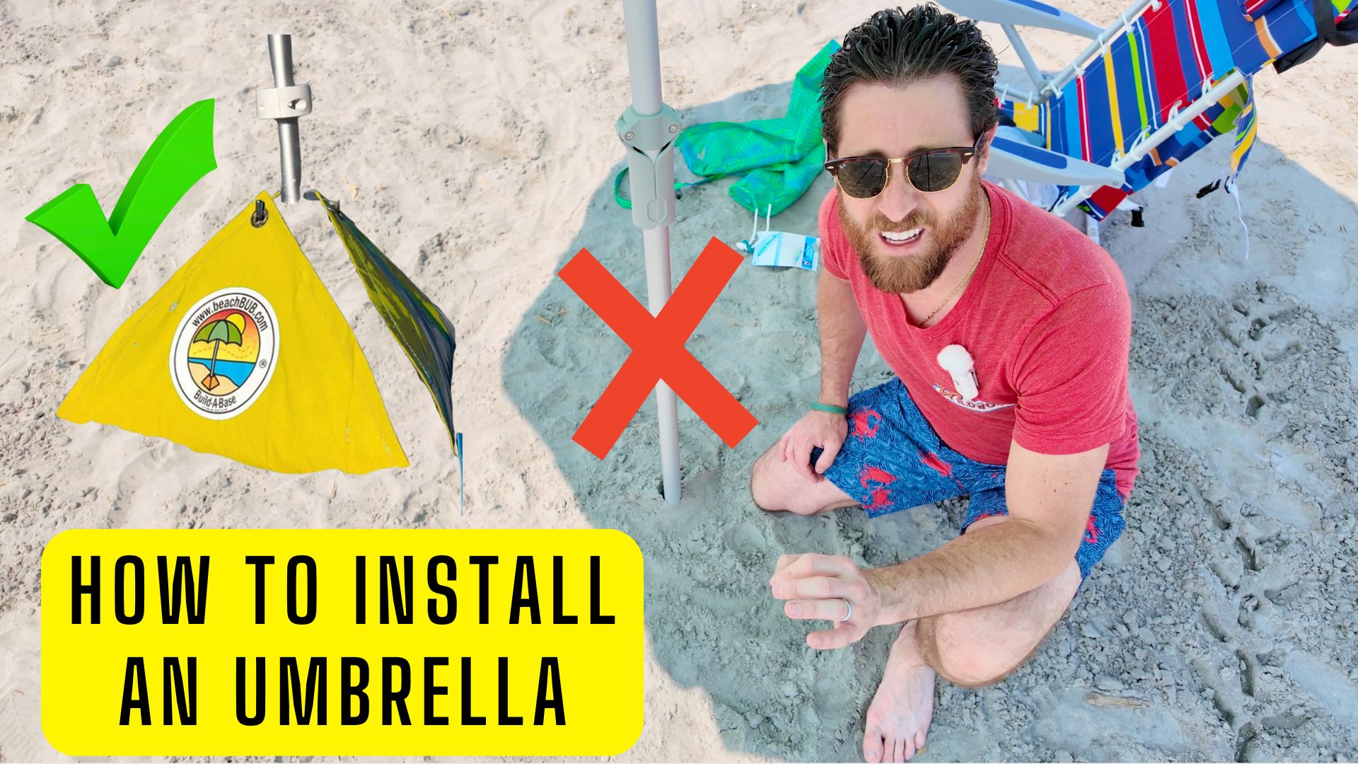 How to Install a Beach Umbrella So It Doesn't Fly Away!