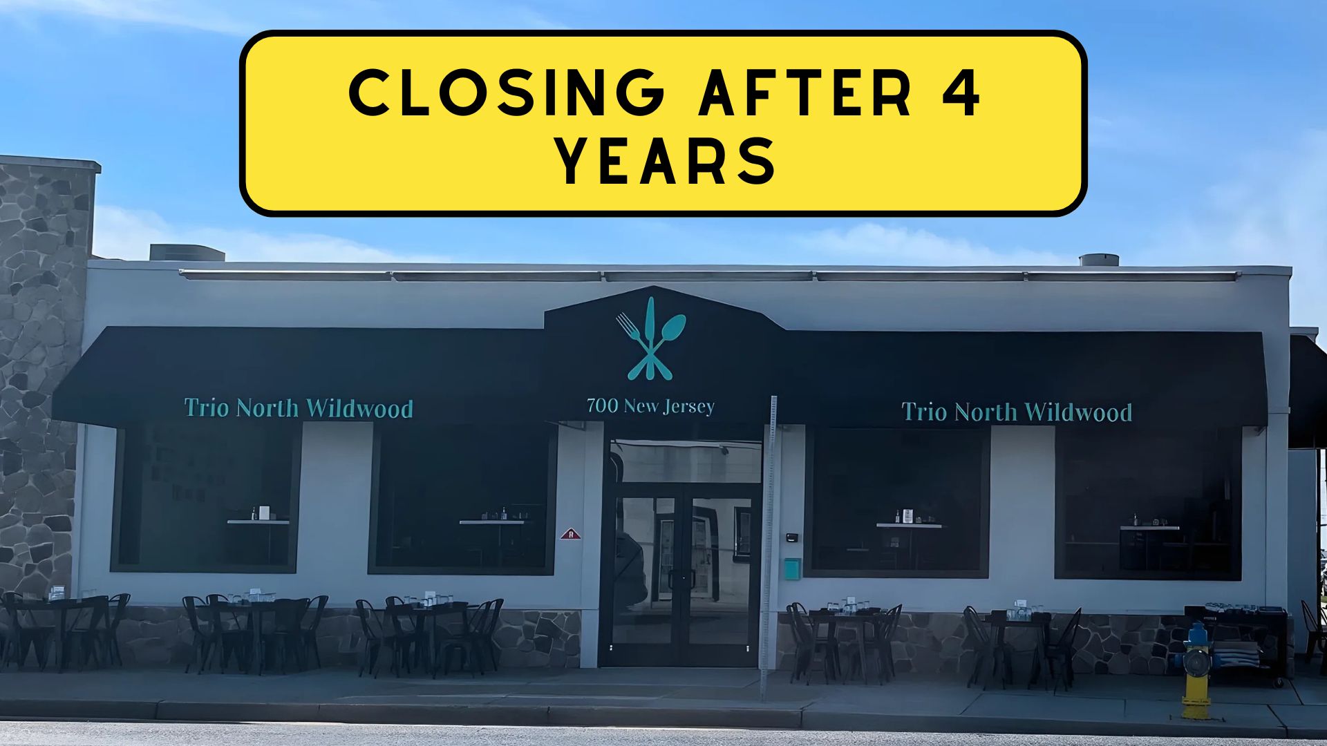 Trio North Wildwood Announces Closure After Four Seasons
