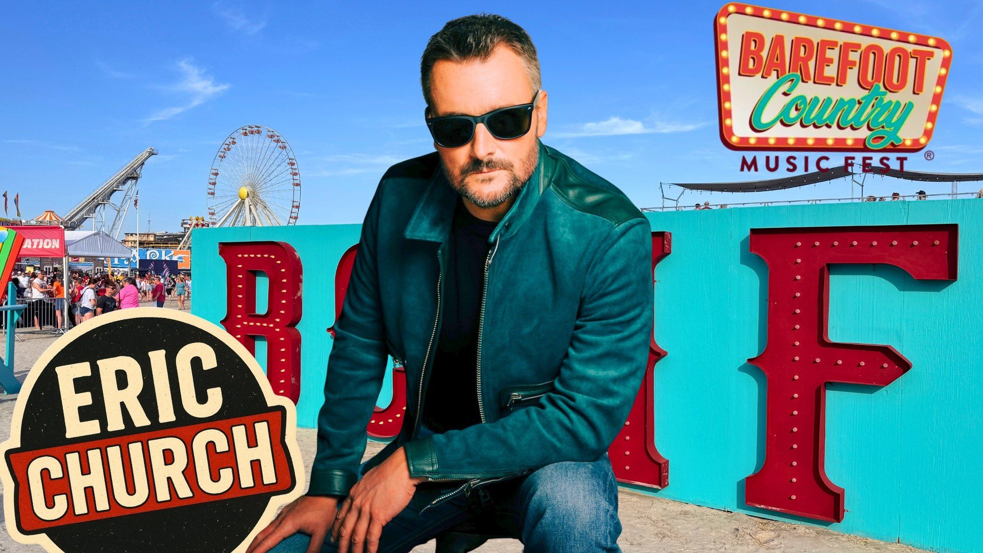 Eric Church Is Coming Back to Wildwood for Barefoot Country Music Fest 2026
