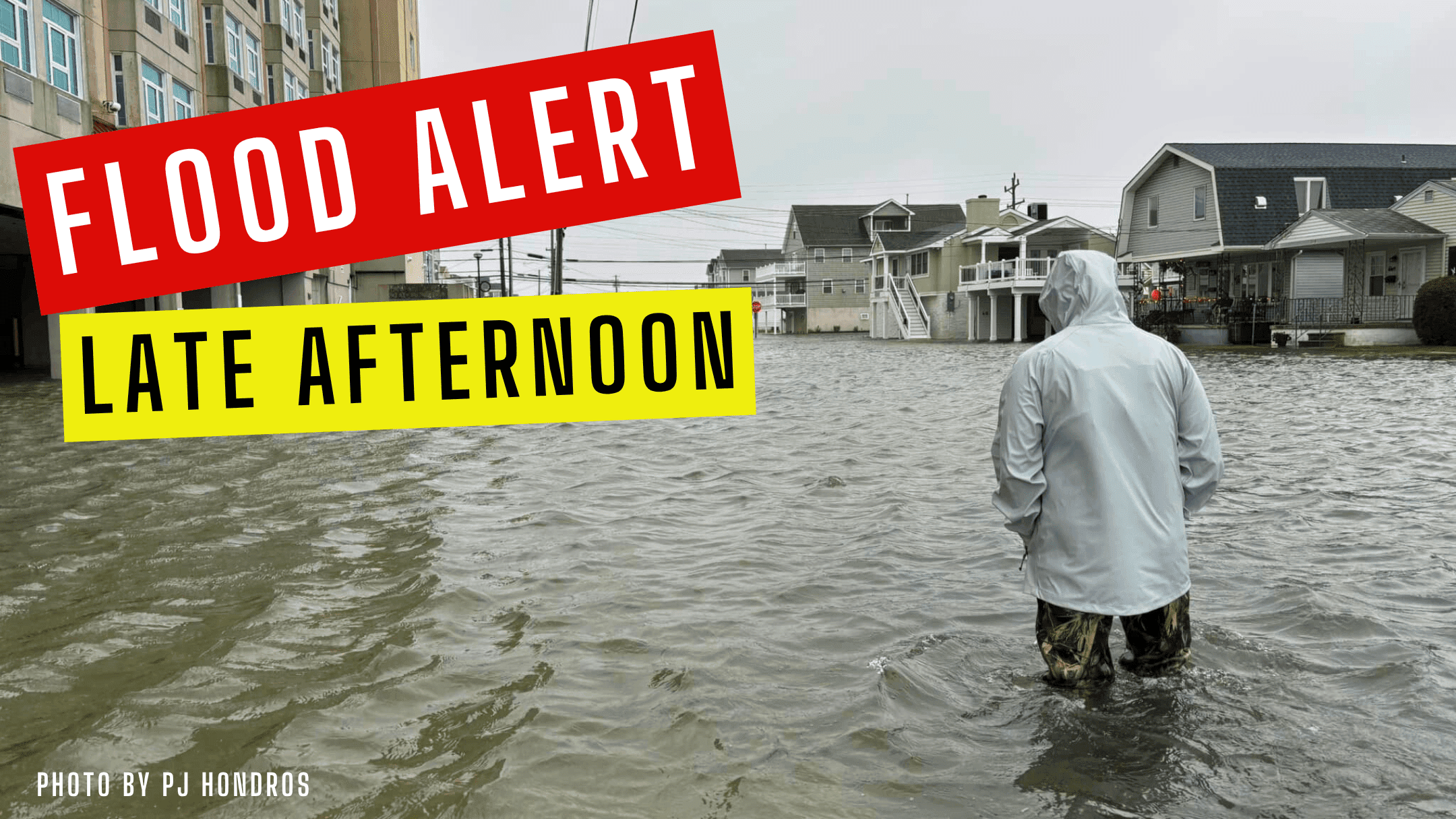 Flooding Expected to Worsen Monday Afternoon at the Jersey Shore