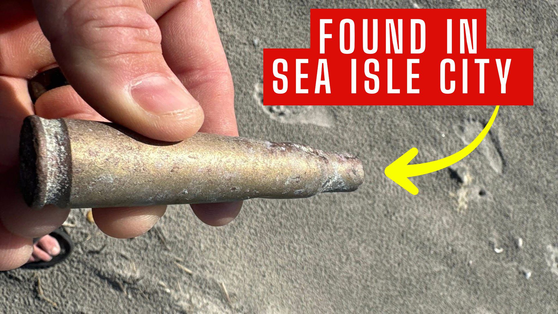 World War II Relics Unearthed on Sea Isle City Beach After Storm